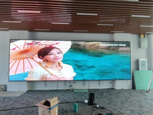 红塔P1.53led小间距屏安装案例